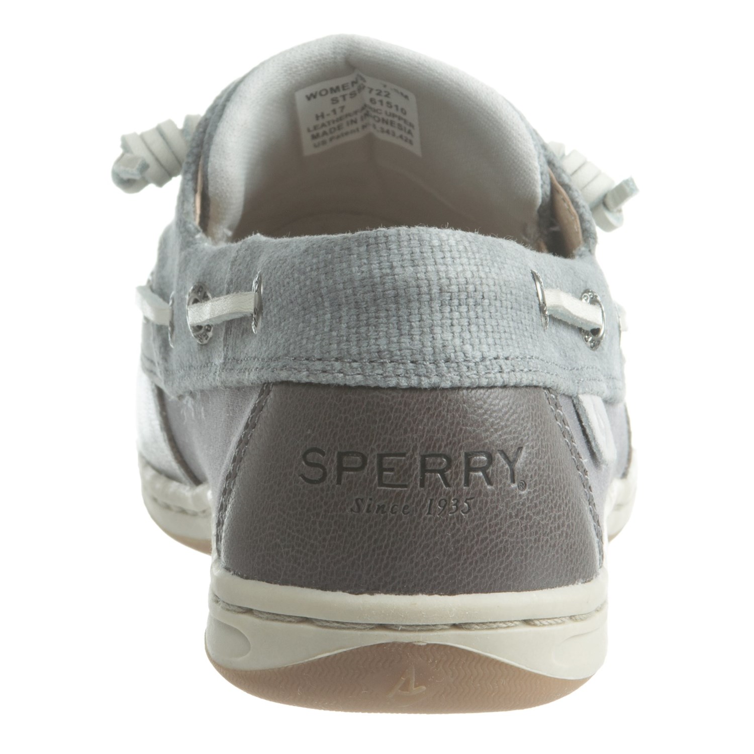 sperry women's canvas boat shoes