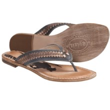 Spirit by Lucchese Cali Sandals - Flip-Flops, Leather (For Women) in Gold - Closeouts