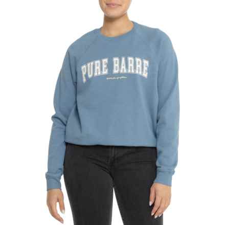 Spiritual Gangster Pure Barre Bridget Sweatshirt in Cobolt