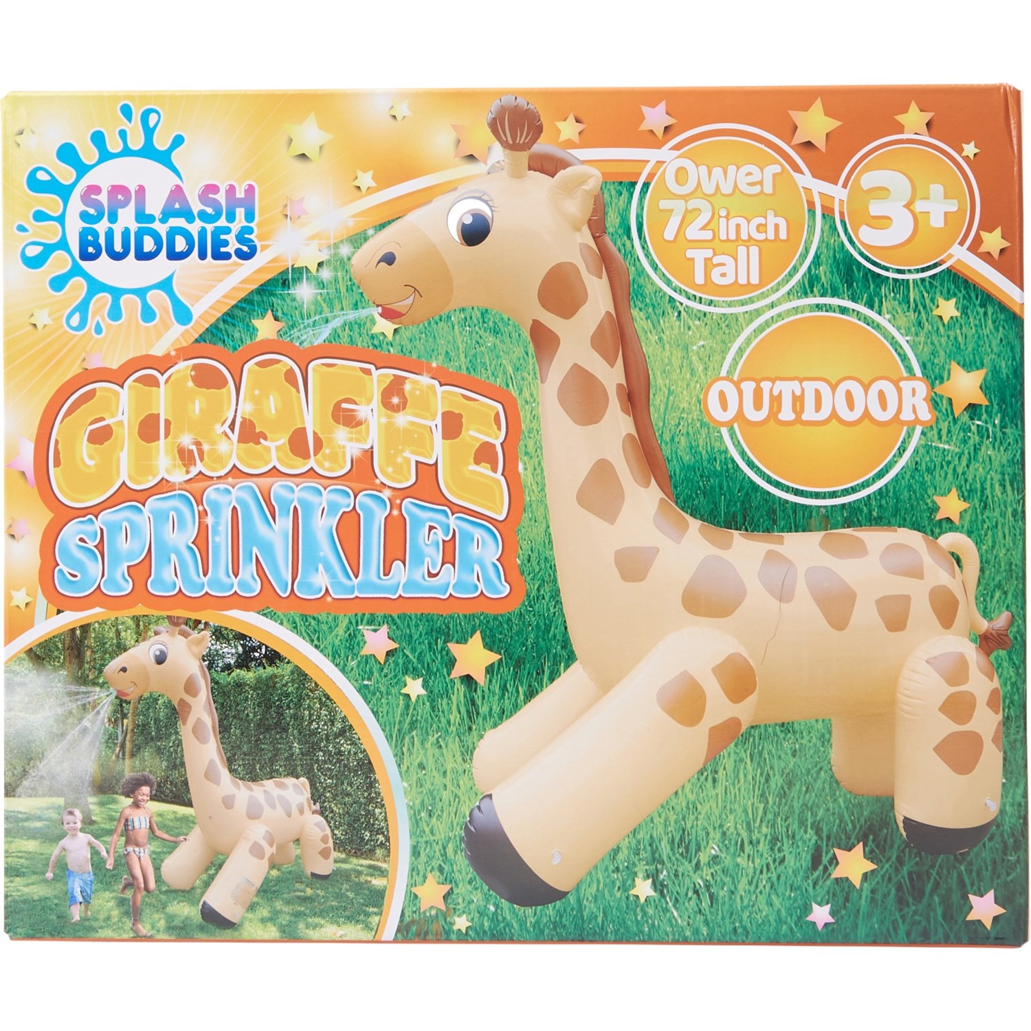 SPLASH BUDDIES Giraffe Inflatable Sprinkler - 72”