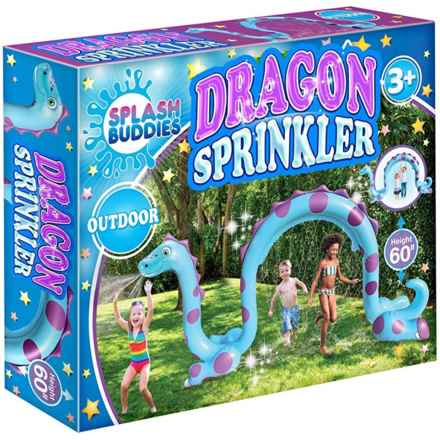 SPLASH BUDDIES Inflatable Dragon Sprinkler - 60” in Multi