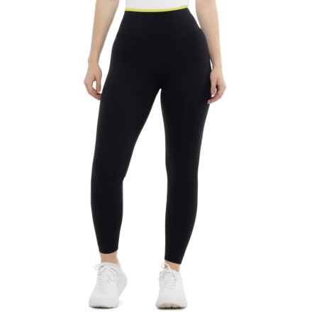 SPLITS59 Easton Rigor High Waist 7/8 Leggings in Black/Chartreuse