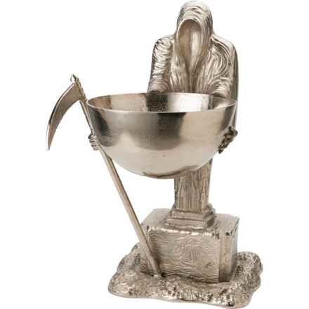 Spooky Night Angel of Death Wine Chiller in Silver