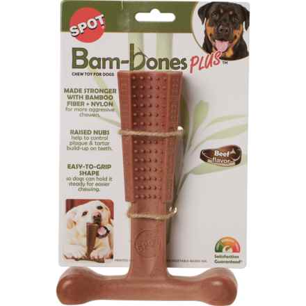 Spot Bam-Bones Plus Dog Chew Toy - 7” in Beef