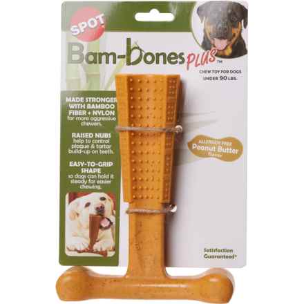 Spot Bam-bones Plus Dog Chew Toy - 7” in Peanut Butter