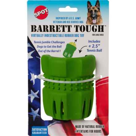 Spot Barret Tough Tennis Jumble Dog Toy - Large, 4” in Multi