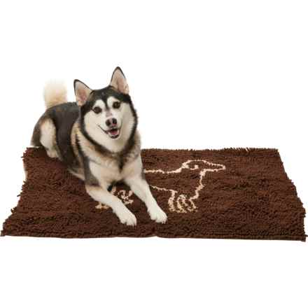 Spot Clean Paws Floor Mat - 35x24” in Brown