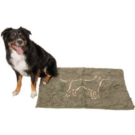 Spot Clean Paws Floor Mat - 35x24” in Sage