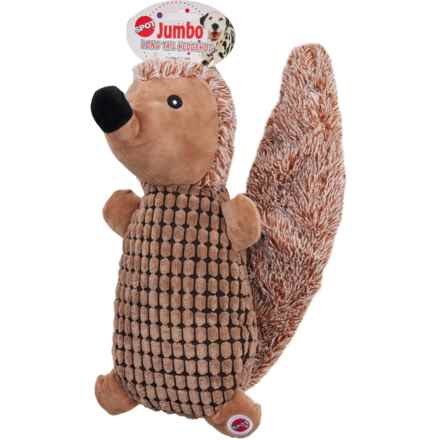 Spot Long Tail Hedgehog Plush Dog Toy - 30” in Brown
