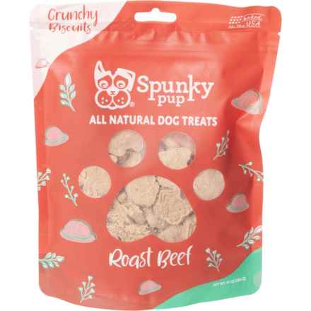 Spunky Pup Holiday All-Natural Crunchy Dog Treats - 10 oz. in Roast Beef
