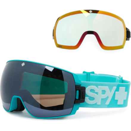 SPY Legacy SE Ski Goggles - Extra Lens (For Men) in Colorblock 2.0 Turquoise/Happy Bronze Silver Spect
