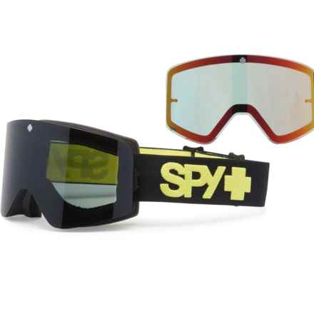 SPY Marauder Ski Goggles (For Men) in Neon Yellow/Happy Grey Green Black Spectra Mirror/
