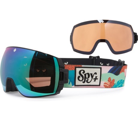 Spy Optic Legacy SE Ski Goggles - Extra Lens (For Men) in Jungle Cat/Happy Bronze Light Green Spectra Mirror