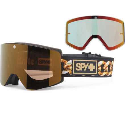 Spy Optic Marauder Ski Goggles - Extra Lens (For Men) in Club Midnite/Happy Bronze Gold Spectra Mirror/Happ