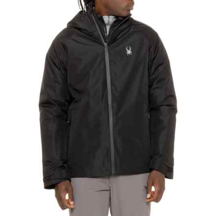 Spyder 3-in-1 Rain System Jacket - Waterproof, Insulated in Black