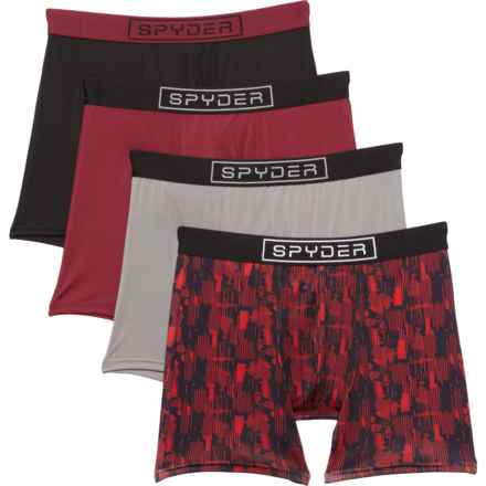 Spyder All-Performance Knit Boxer Briefs - 4-Pack in Multi
