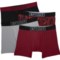 Spyder All-Performance Knit Boxer Briefs - 4-Pack in Print/Burgundy/Black/Gray