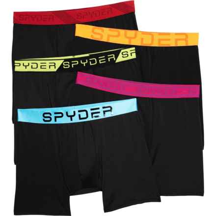 Spyder All-Performance Knit Boxer Briefs - 5-Pack in Black Pack