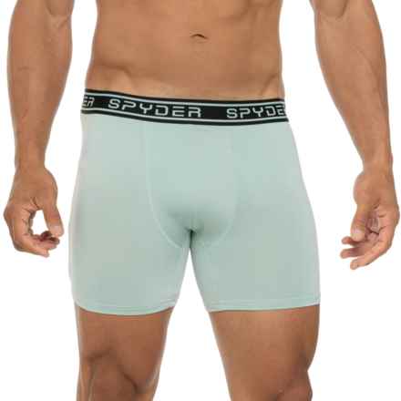 Spyder All-Performance Knit Boxer Briefs - 5-Pack in Burgundy/Gray/Green/Navy/Black