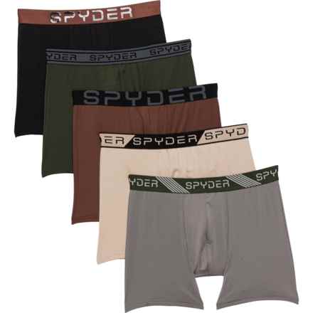 Spyder All-Performance Knit Boxer Briefs - 5-Pack in Neutral Pack