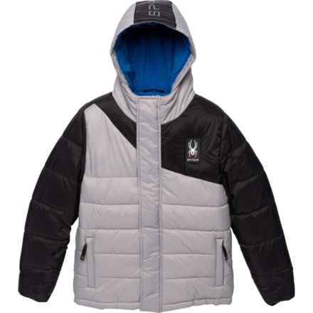 Spyder Big Boys Circuit Puffer Jacket - Insulated in Alloy