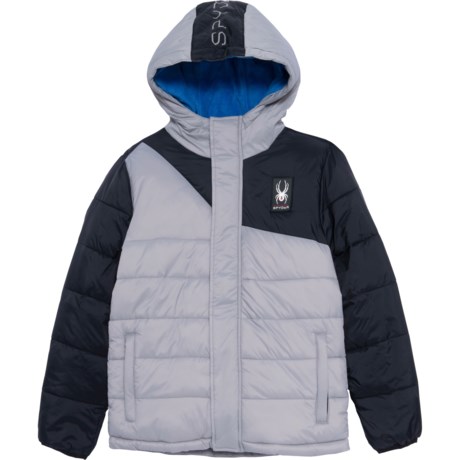 spyder circuit block puffer jacket