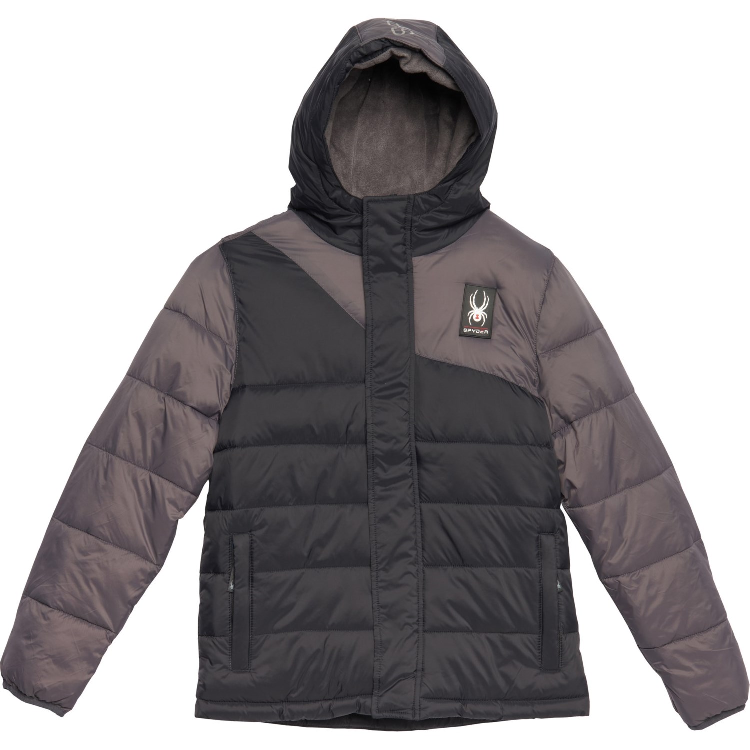 thumbnail image 2 of Spyder Boys' Puffer Jacket - Water Resistant & Fleece Lined Winter Coat For Ages 4-16 2 of 14