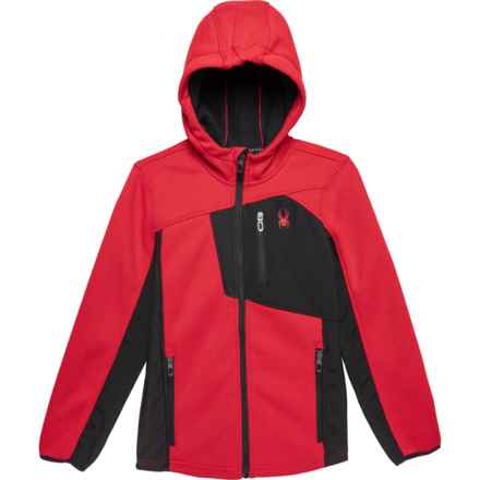 Spyder Big Boys Core Sweater Fleece Jacket in Spyder Red