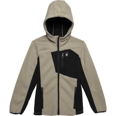 Spyder Big Boys Core Sweater Fleece Jacket in Stone