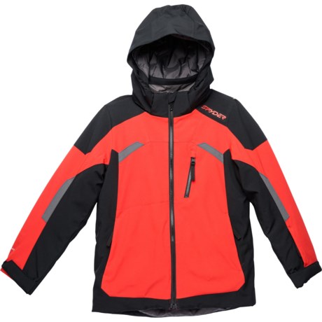 Spyder Big Boys Leader Jacket - Waterproof, Insulated in Volcano