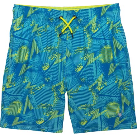 Spyder Big Boys Space Junk Printed Swim Shorts - UPF 30+ in Collegiate Print