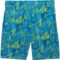 2VJMV_2 Spyder Big Boys Space Junk Printed Swim Shorts - UPF 30+