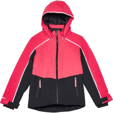 Spyder Big Girls Conquer Ski Jacket - Waterproof, Insulated in Prism Pink