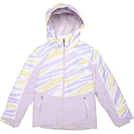 Spyder Big Girls Conquer Ski Jacket - Waterproof, Insulated in Tiger Violet Dust
