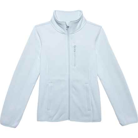 Spyder Big Girls Encore Fleece Jacket in Ash Blue