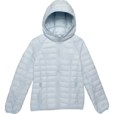 Spyder Big Girls Packable Jacket - Insulated in Ash Blue