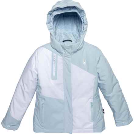 Spyder Big Girls Snow System 4-in-1 Jacket - Waterproof, Insulated in Ash Blue