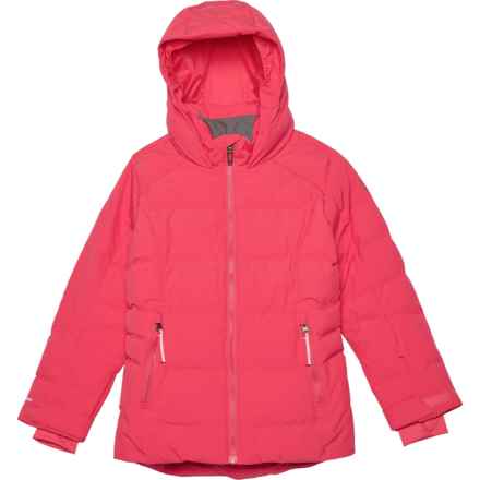 Spyder Big Girls Zadie Synthetic Down Ski Jacket - Waterproof, Insulated in Prism Pink
