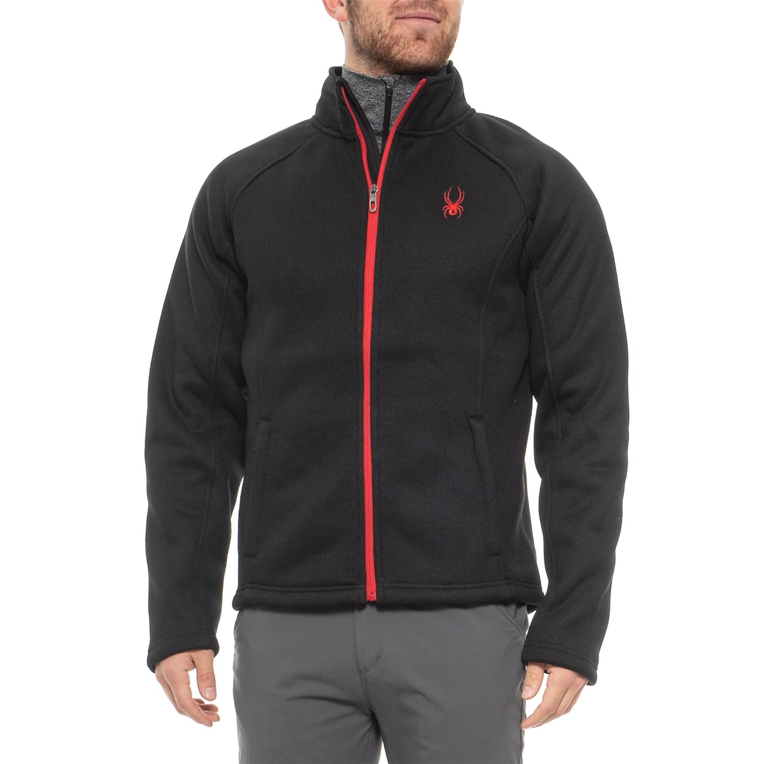 spyder men's full zip jacket