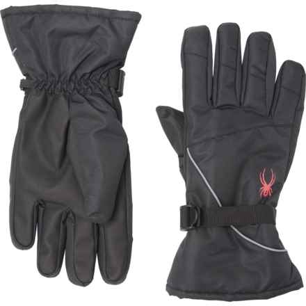 Spyder Bolster Ski Gloves - Insulated (For Men) in Black