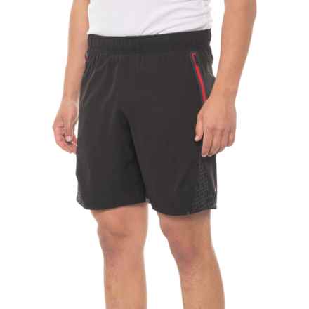 Spyder Bonded Zip Pocket Shorts - 8” in Blazing Black