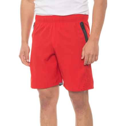 Spyder Bonded Zip Pocket Shorts - 8” in Spyder Red