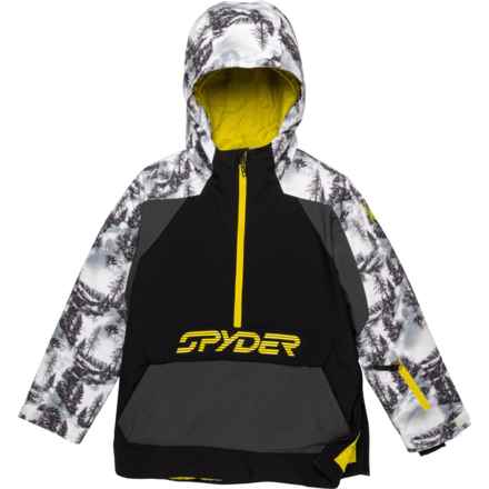 Spyder Boys PrimaLoft® Anorak Jacket - Waterproof, Insulated in Tree Line