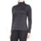Spyder Brushed Base Layer Top - Zip Neck, Long Sleeve (For Women) in Black