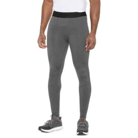 Spyder Brushed Jacquard Compression Tights in Burnt Charcoal Heather