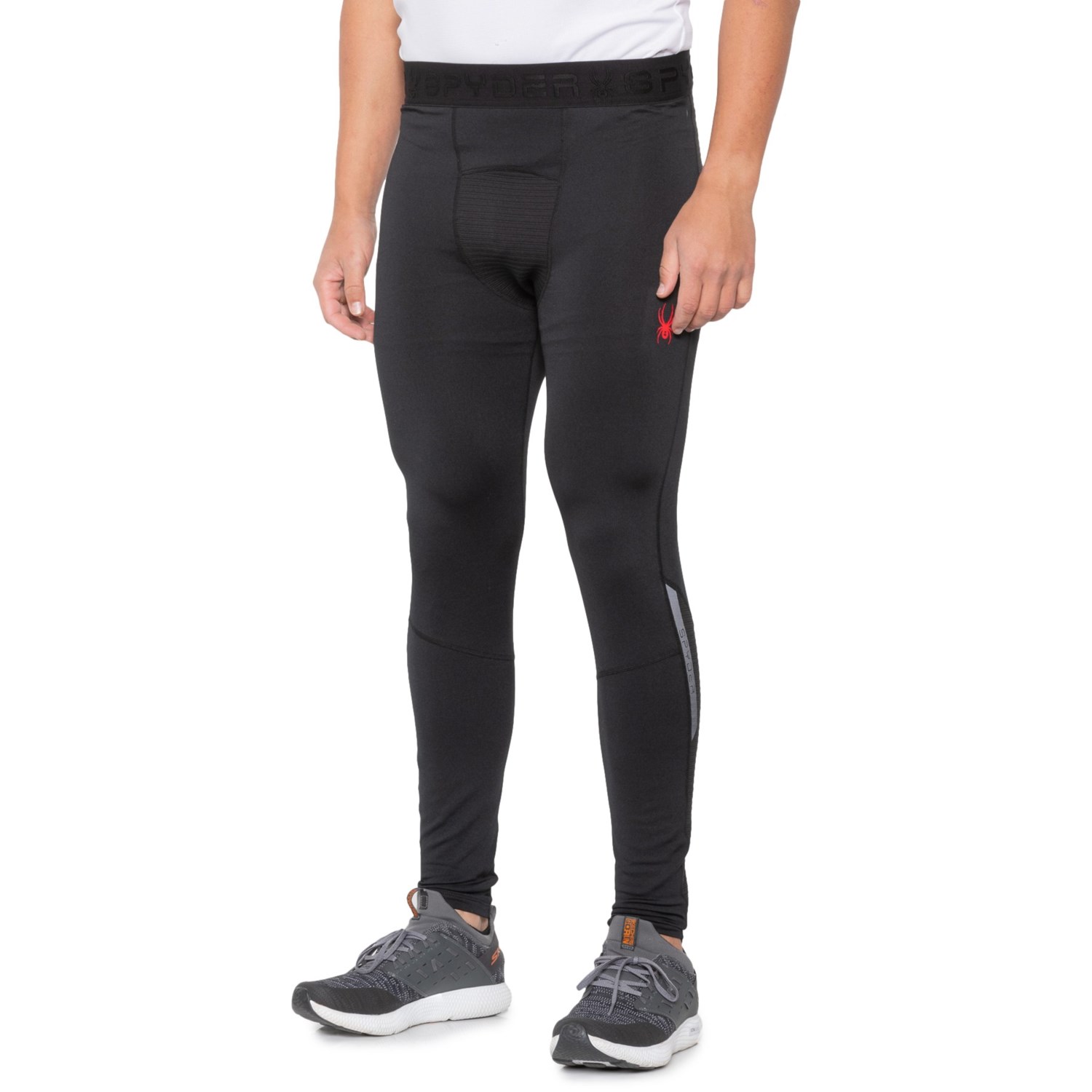Spyder Brushed Jacquard Leggings (For Men)