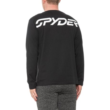 Spyder Chest Bug T-Shirt - Long Sleeve in Black