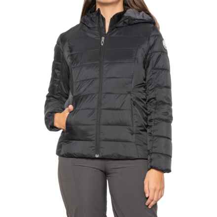 Spyder Clara Packable Hooded Short Jacket - Insulated in Black