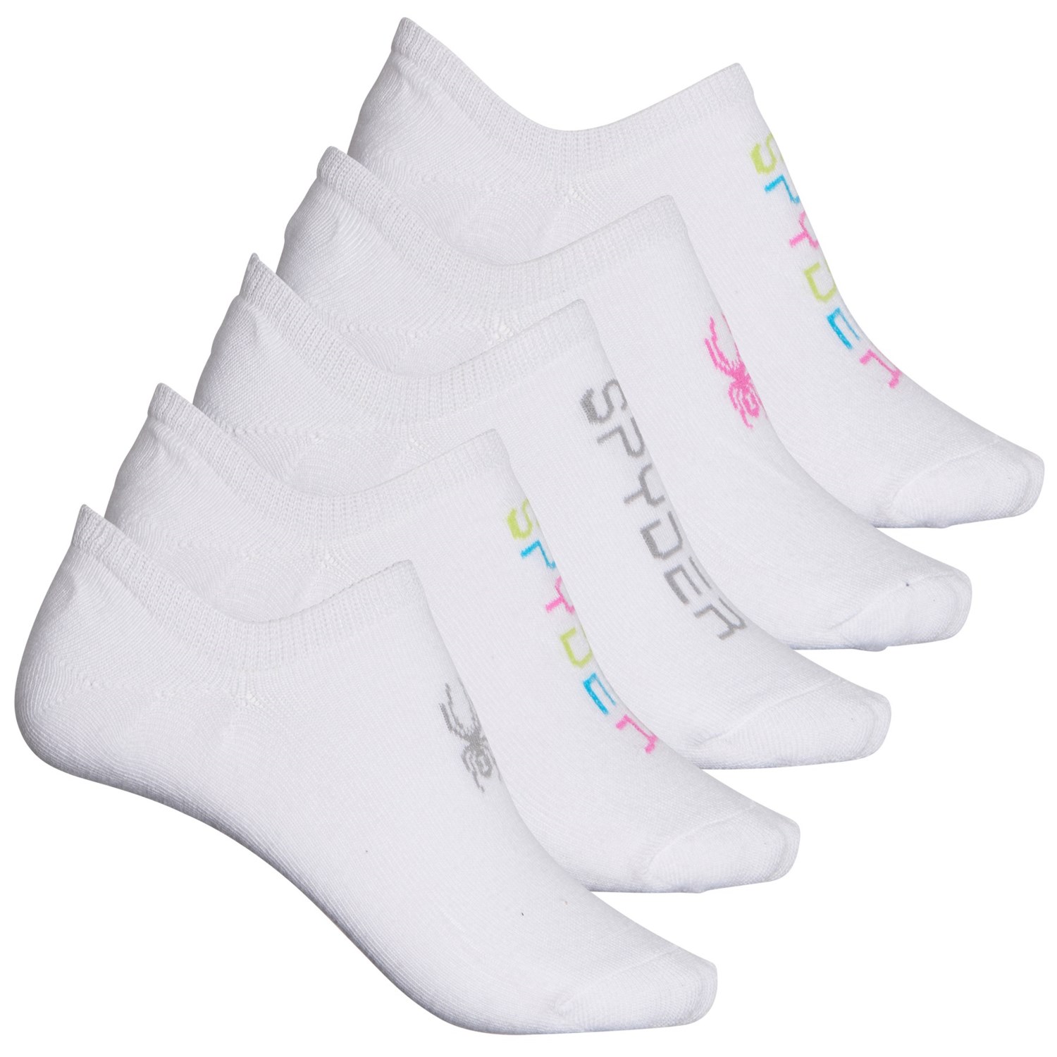 Spyder Color Logo Super NoShow Socks (For Women)