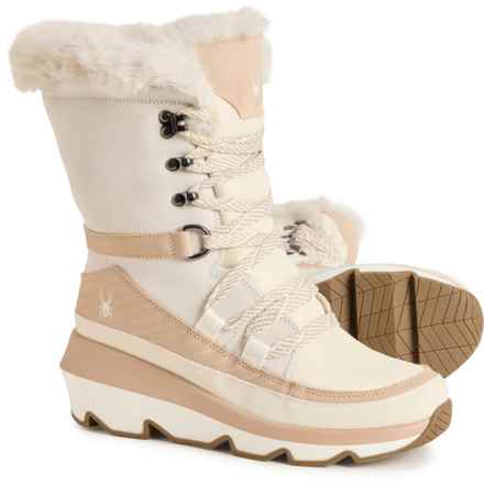 Spyder Conifer PrimaLoft®Wedge Winter Boots - Insulated, Suede (For Women) in Lily White